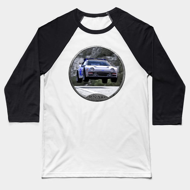 RS200 Baseball T-Shirt by CoolCarVideos